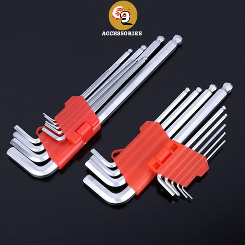9pcs Folding holder Hex Key Set/Allen Key/Wrench Tool